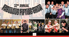 Desktop Screenshot of fabulousfiftiesshow.com